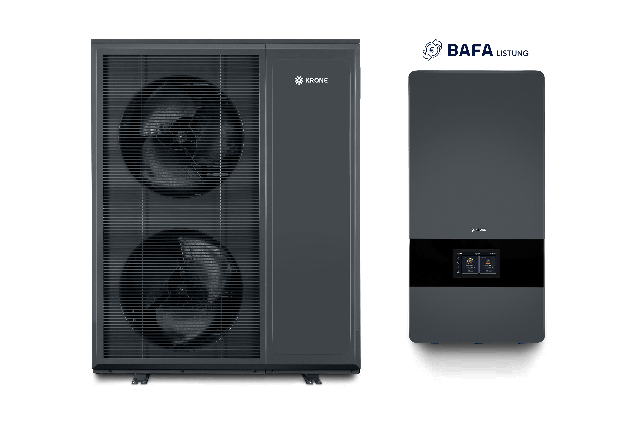 KRONE ECOS-20-MWP | R290 Monoblock Wärmepumpe mit Hydromodul | 18,5 kW