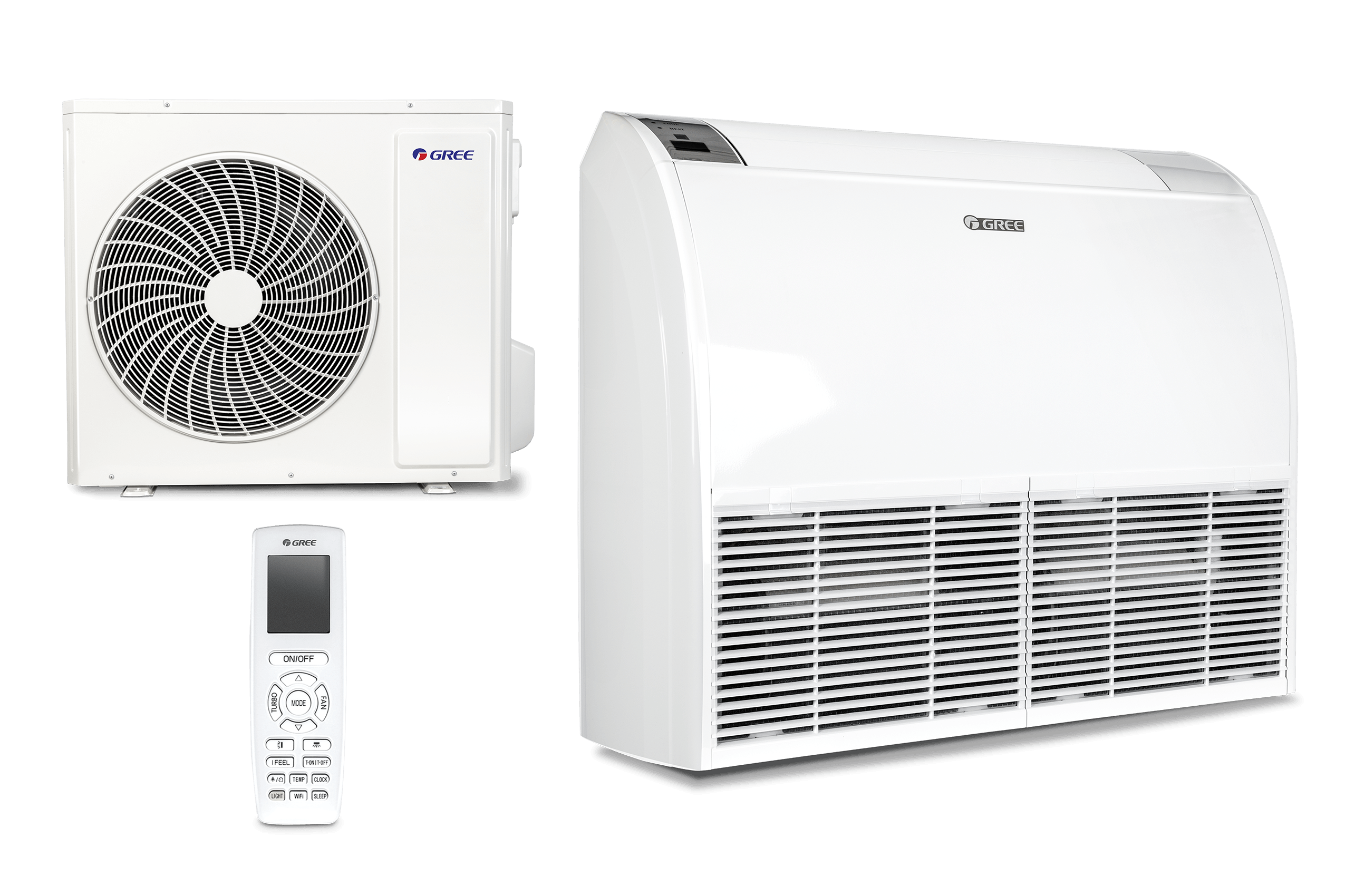 GREE GUD140-ZD1/WX | Klimaanlagen Set mit Universaltruhe | 13,4 kW