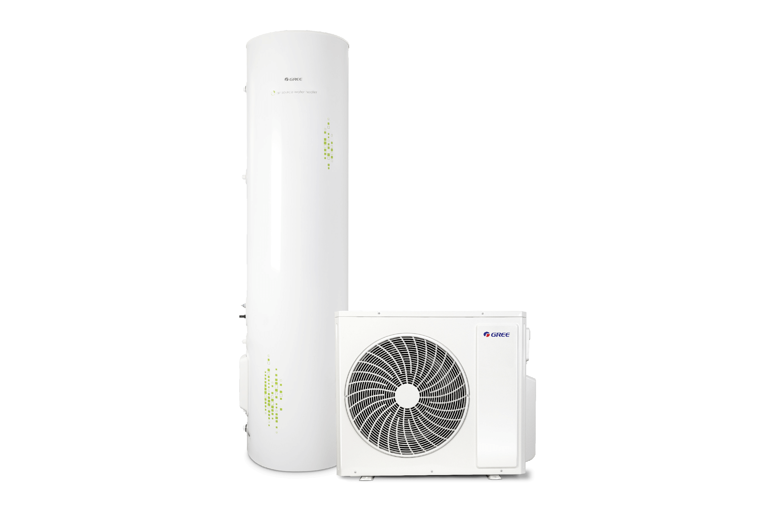 GREE GWHD-36-BW | Multisplit Außengerät mit Brauchwasserspeicher | 10,6 kW | 2-3 Innengeräte